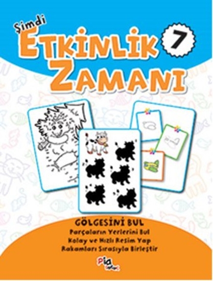 Şimdi Etkinlik Zamanı 7 Gölgesini Bul (parçaların Yerlerini Bul, Kolay Ve Hızlı Resim Yap, Rakamları Sırasıyla Birleştir)