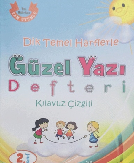 2. Sınıf Dik Temel Harflerle Güzel Yazı Defteri