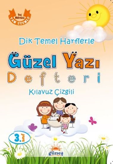 3. Sınıf Dik Temel Harflerle Güzel Yazı Defteri