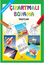 Okul Öncesi Çıkartmalı Boyama Taşıtlar